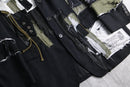 "Re:make" patchwork design tailored jacket