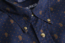 “NAUTICA” paisley pattern B.D shirt