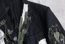 "Re:make" patchwork design tailored jacket
