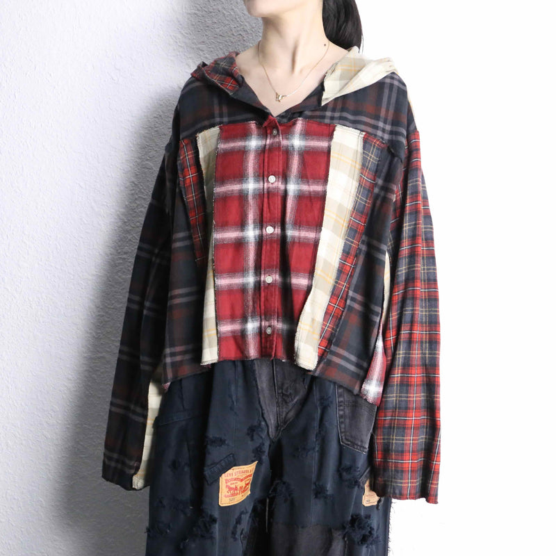 "Re:make" docking check hoodie