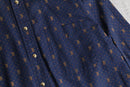 “NAUTICA” paisley pattern B.D shirt