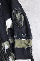"Re:make" patchwork design tailored jacket