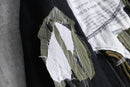 "Re:make" patchwork design tailored jacket