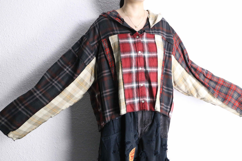 "Re:make" docking check hoodie