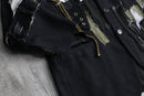 "Re:make" patchwork design tailored jacket