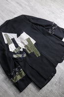 "Re:make" patchwork design tailored jacket