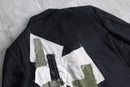 "Re:make" patchwork design tailored jacket