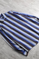 shadow stripe cotton loose shirt