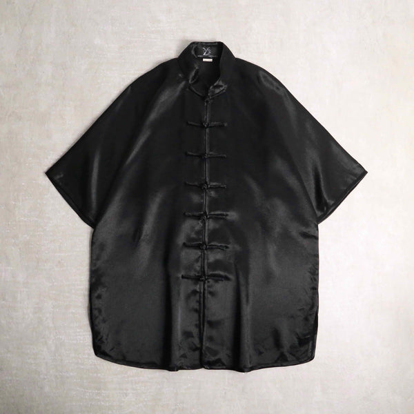 black color half sleeve china shirt