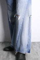 “Re:make” pocket design wide flare pants