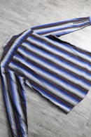shadow stripe cotton loose shirt