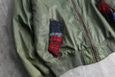 "Re:make"knit layered MA-1