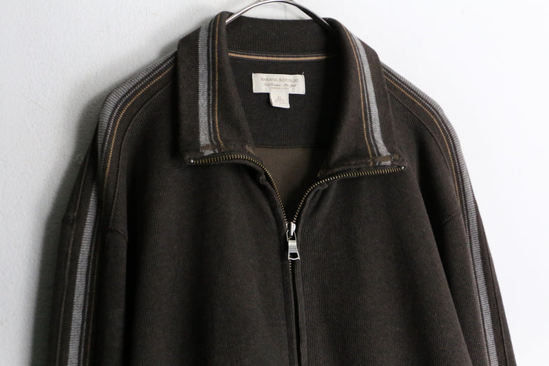 “BANANA REPUBLIC” double zip sweat