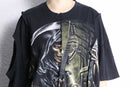 "Re:make" different skulls docking asymmetry Tee