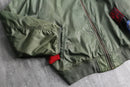 "Re:make"knit layered MA-1