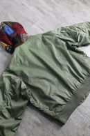 "Re:make"knit layered MA-1