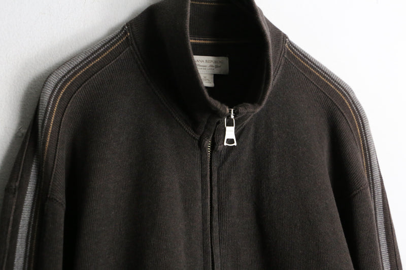 “BANANA REPUBLIC” double zip sweat