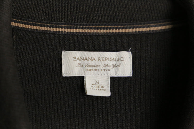 “BANANA REPUBLIC” double zip sweat