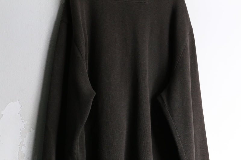 “BANANA REPUBLIC” double zip sweat