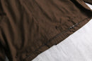 "Re:make" leather patchwork cropped jacket