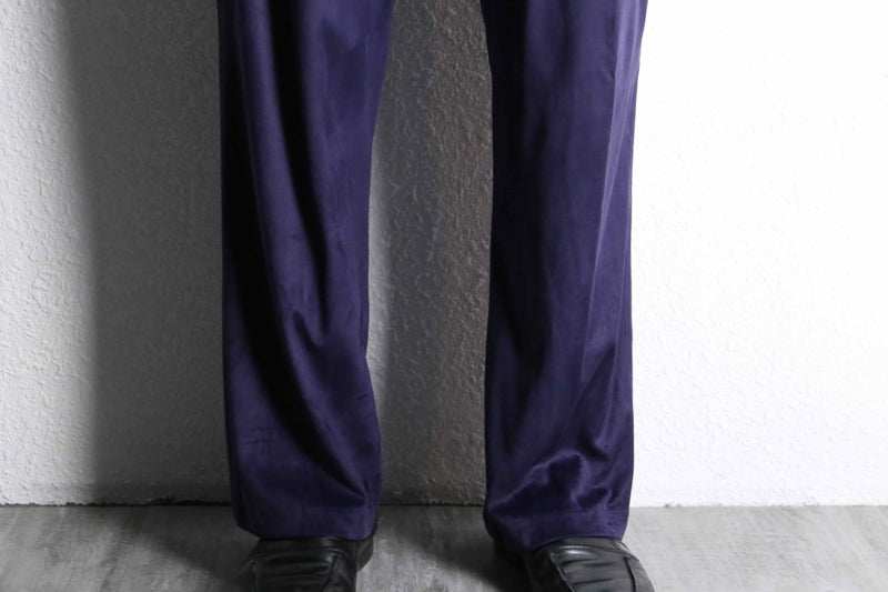 ”CHICO’S” purple color fake suede shirts set up
