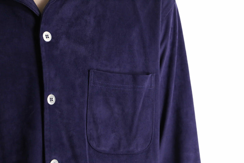 ”CHICO’S” purple color fake suede shirts set up