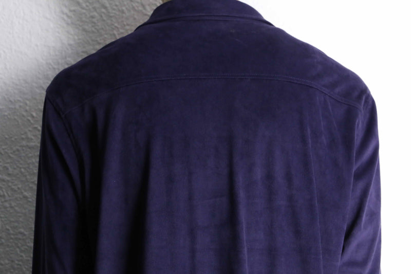 ”CHICO’S” purple color fake suede shirts set up