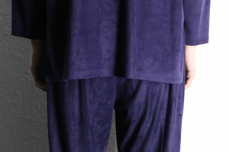 ”CHICO’S” purple color fake suede shirts set up