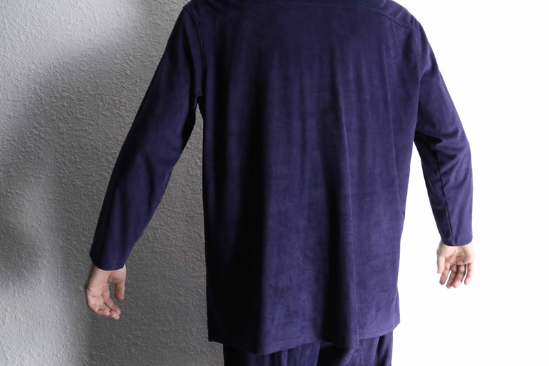 ”CHICO’S” purple color fake suede shirts set up