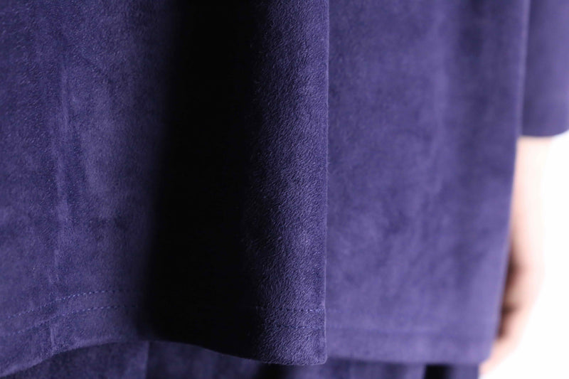 ”CHICO’S” purple color fake suede shirts set up