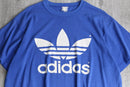 “adidas”double-sided print tee