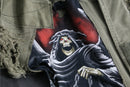 "Re:make" military damage×skull patchwork parka