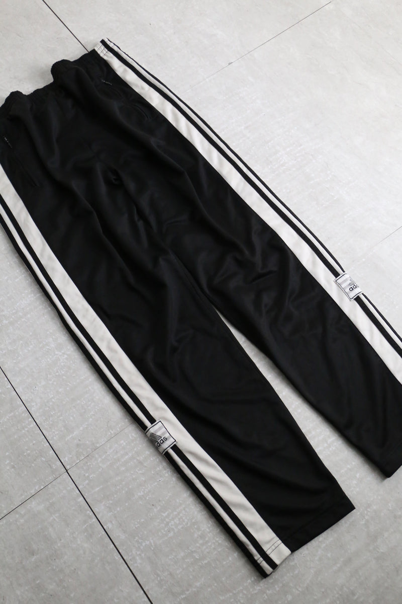 90's "adidas" snap button track pants