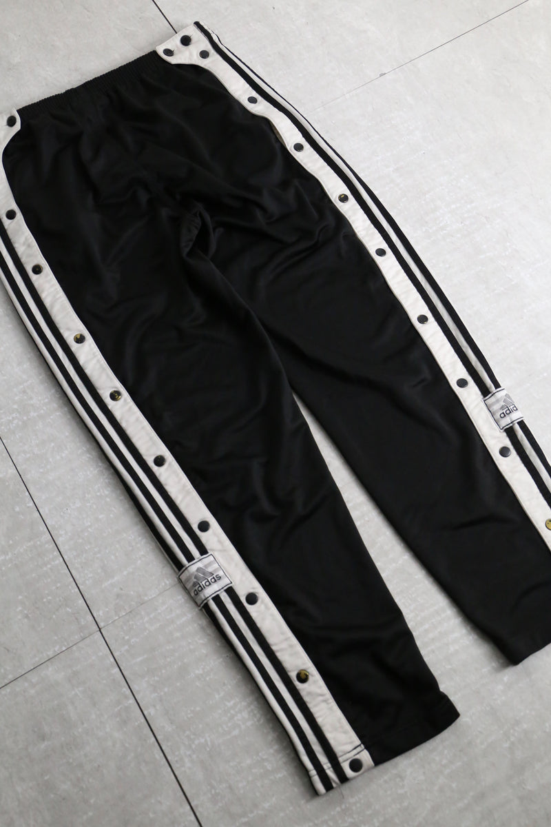 90's "adidas" snap button track pants