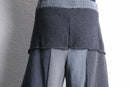 ''Re:make''patchwork wide sweat pants