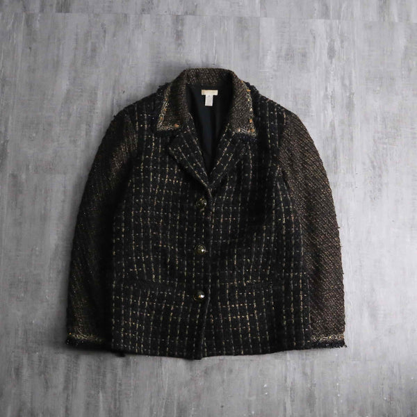 1990s Chico's easy tweed jacket