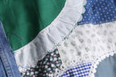 "Re:make" vintage fabric patchwork denim jacket