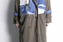 ''Re:make''denim patchwork long coat