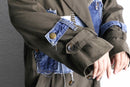 ''Re:make''denim patchwork long coat