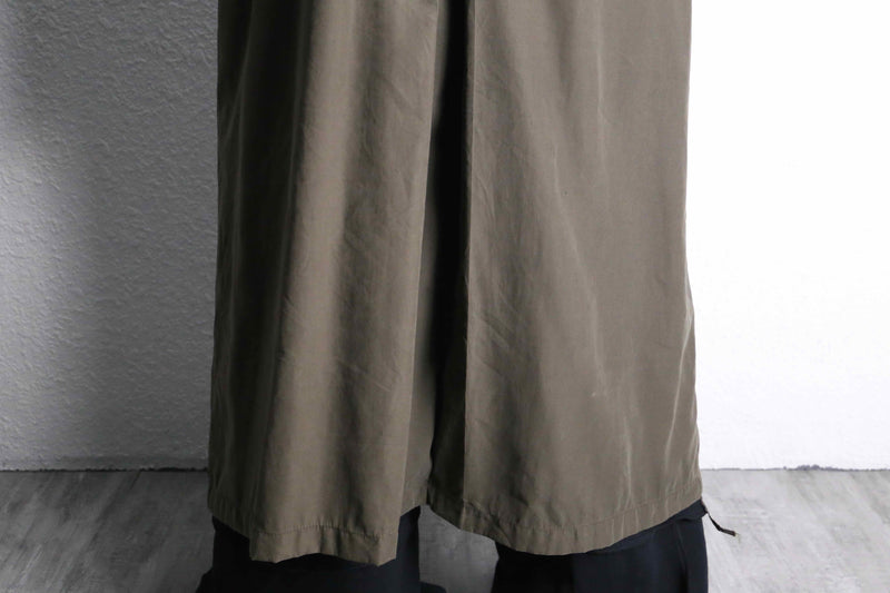 ''Re:make''denim patchwork long coat