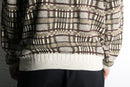 “St.John’s Bay” geometric pattern jacquard knit