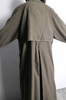 ''Re:make''denim patchwork long coat