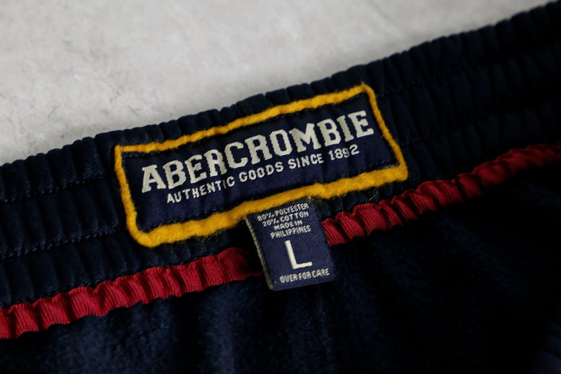 "ABERCROMBIE" line track pants