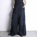 ”Re:make” wide silhouette buggy sweat pants