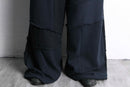 ”Re:make” wide silhouette buggy sweat pants