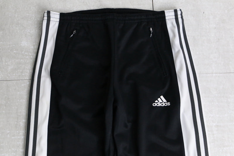 "adidas" snap button track pants