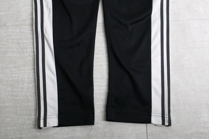 "adidas" snap button track pants