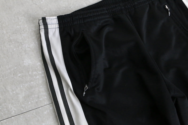 "adidas" snap button track pants