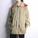 80’s"Eddie Bauer" orange lining nylon mountain jacket