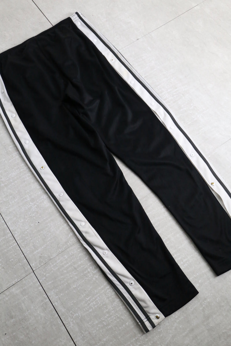 "adidas" snap button track pants